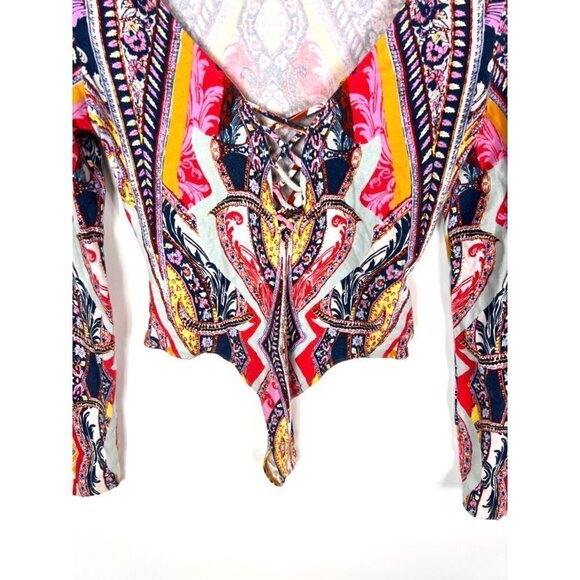 Free people boho colorful bodysuit - Picture 3 of 9